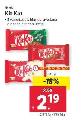 Lidl KIT KAT oferta