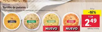 Lidl TORTILLA DE PATATAS oferta