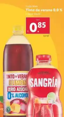 Lidl Tinto de verano 0,0 % oferta