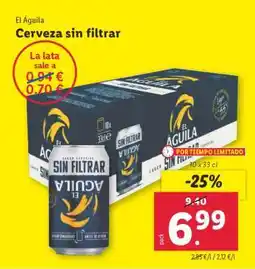 Lidl Cerveza sin filtrar oferta