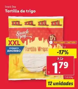 Lidl Tortilla de trigo oferta
