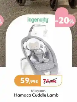 Prénatal Hamaca Cuddle Lamb oferta