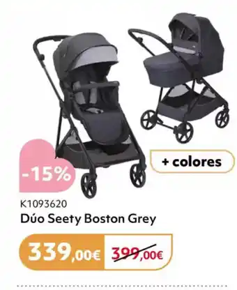 Prénatal Dúo Seety Boston Grey oferta