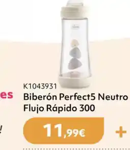 Prénatal Biberón Perfect5 Neutro Flujo Rápido 300 oferta