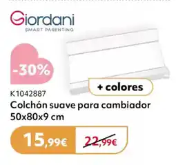 Prénatal GIORDANI Colchón suave para cambiador oferta