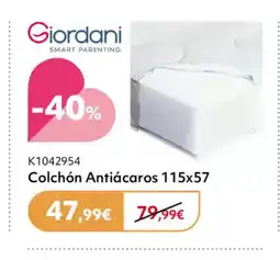 Prénatal GIODANI Colchón Antiácaros oferta