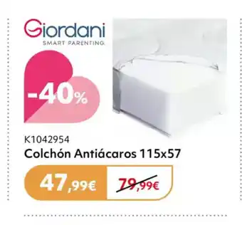 Prénatal GIODANI Colchón Antiácaros oferta