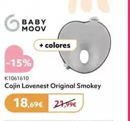 Prénatal BABY MOOV Cojín Lovenest Original Smokey oferta