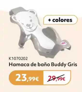 Prénatal Hamaca de baño Buddy Gris oferta