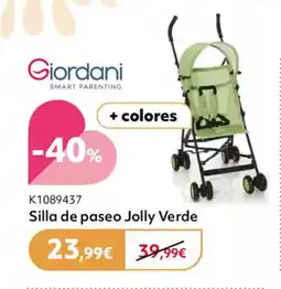 Prénatal GIORDANI Silla de paseo Jolly Verde oferta