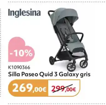 Prénatal INGLESINA Silla Paseo Quid 3 Galaxy gris oferta