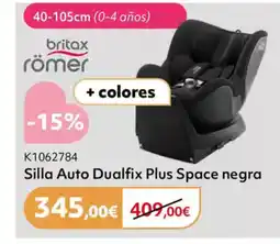 Prénatal Silla Auto Dualfix Plus Space negra oferta
