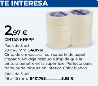 BigMat Cintas krepp oferta