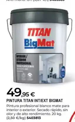 BigMat BIGMAT Pintura titan int/ext oferta