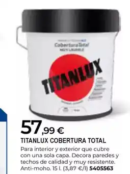 BigMat TITANLUX Cobertura total oferta