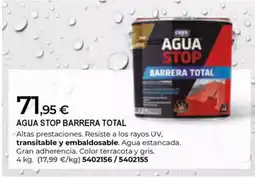BigMat AGUA STOP barrera total oferta