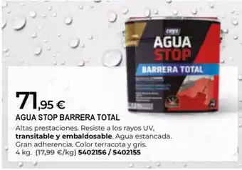 BigMat AGUA STOP barrera total oferta