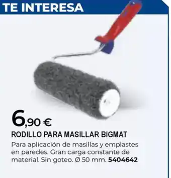 BigMat Rodillo para masillar oferta