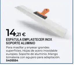 BigMat Espátula emplastecer inox soporte aluminio oferta