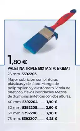 BigMat Paletina triple mixta oferta