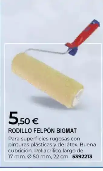 BigMat Rodillo felpón bigmat oferta