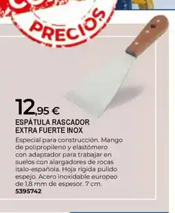 BigMat Espátula rascador extra fuerte inox oferta