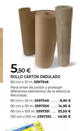 BigMat Rollo cartón ondulado oferta