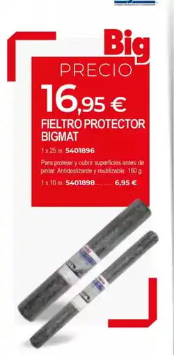 BigMat Fieltro protector bigmat oferta