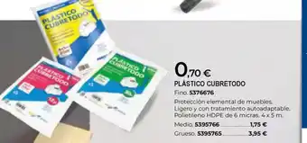 BigMat Plástico cubretodo oferta