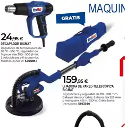 BigMat Lijadora de pared telescópica oferta