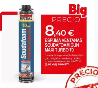 BigMat Espuma ventanas soudafoam gun oferta