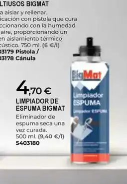 BigMat BIGMAT Limpiador de espuma oferta