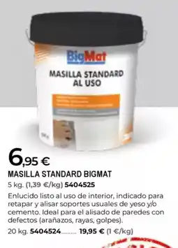 BigMat BIGMAT Masilla standard oferta