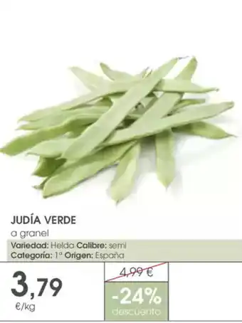 Supermercados Plaza Judía verde oferta