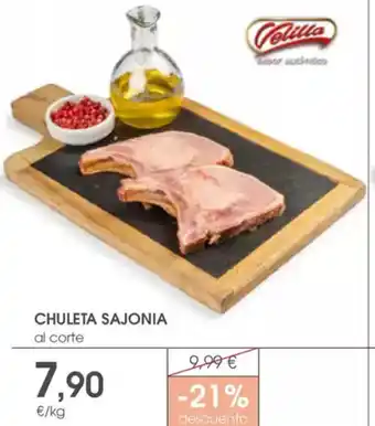 Supermercados Plaza Chuleta sajonia oferta