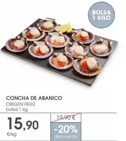Supermercados Plaza Concha de abanico oferta