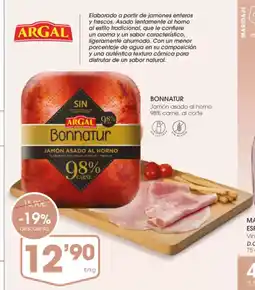 Supermercados Plaza BONNATUR Jamón asado al horno 98% carne oferta