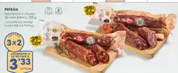 Supermercados Plaza PEFRÁN Salchichón o chorizo de vela ibérico oferta