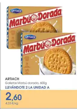 Supermercados Plaza ARTIACH Galletas Marbú dorada oferta