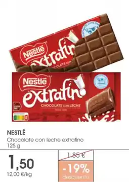 Supermercados Plaza NESTLÉ Chocolate con leche extrafino oferta