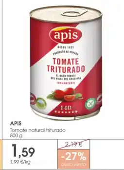 Supermercados Plaza APIS Tomate natural triturado oferta