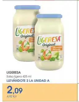 Supermercados Plaza LIGERESA Salsa ligera oferta