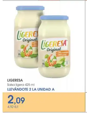 Supermercados Plaza LIGERESA Salsa ligera oferta