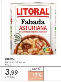 Supermercados Plaza LITORAL Fabada asturiana oferta
