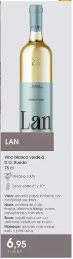 Supermercados Plaza LAN Vino blanco verdejo oferta