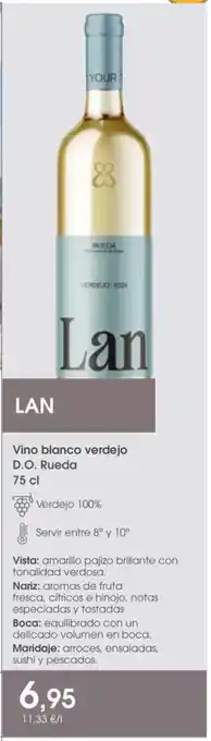 Supermercados Plaza LAN Vino blanco verdejo oferta
