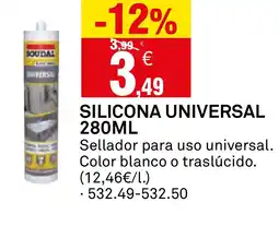 Bricoking Silicona universal oferta