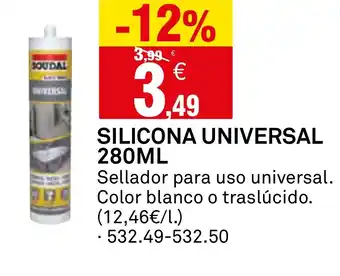 Bricoking Silicona universal oferta