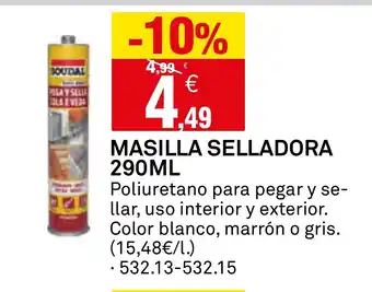 Bricoking Masilla selladora oferta