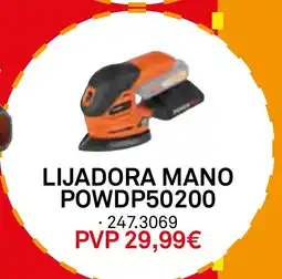 Bricoking Lijadora mano powdp50200 oferta